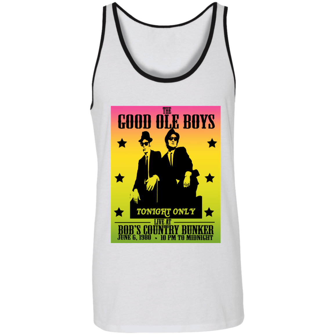 ArtichokeUSA Custom Design. The Good Ole Boys. Blues Brothers Fan Art. Unisex Tank