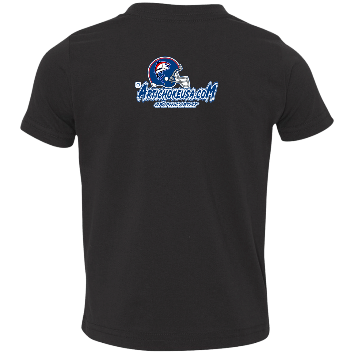ArtichokeUSA Custom Design. The Big Tuna. Bill Parcell Tribute. NY Giants Fan Art. Toddler Jersey T-Shirt