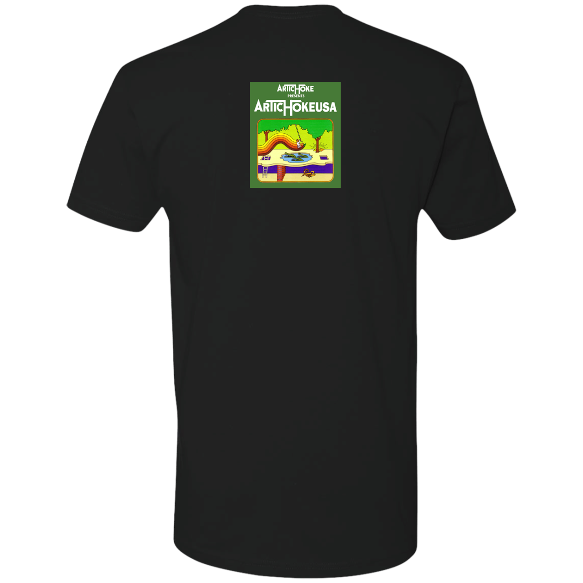 ArtichokeUSA Custom Design. Pitfall Game. Activision Parody. Ultra Soft Cotton T-Shirt