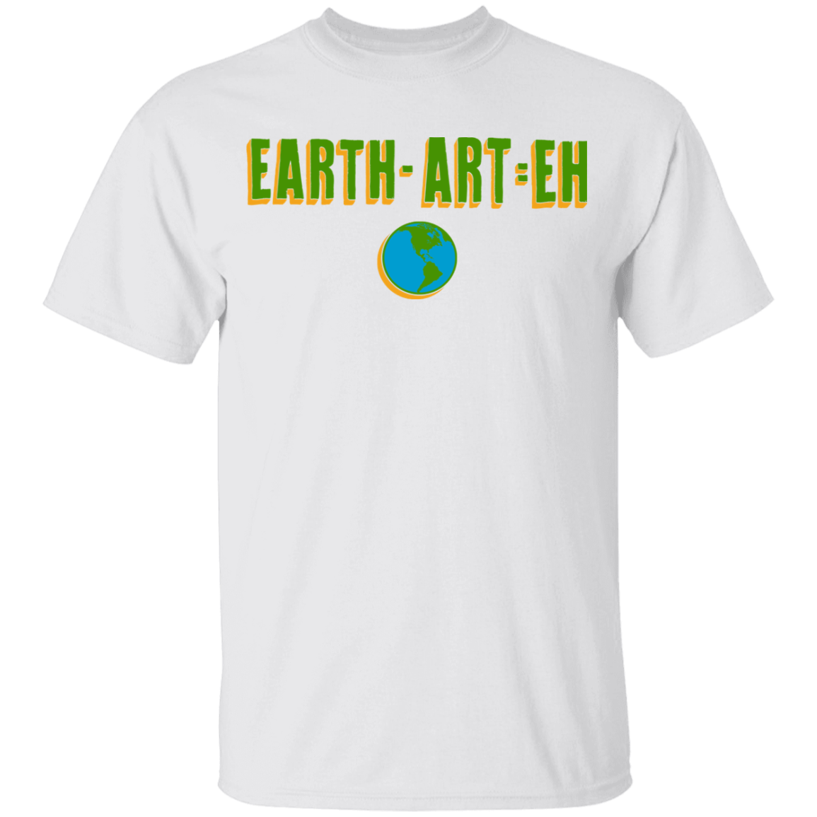 ArtichokeUSA Custom Design. EARTH-ART=EH. Youth 5.3 oz 100% Cotton T-Shirt