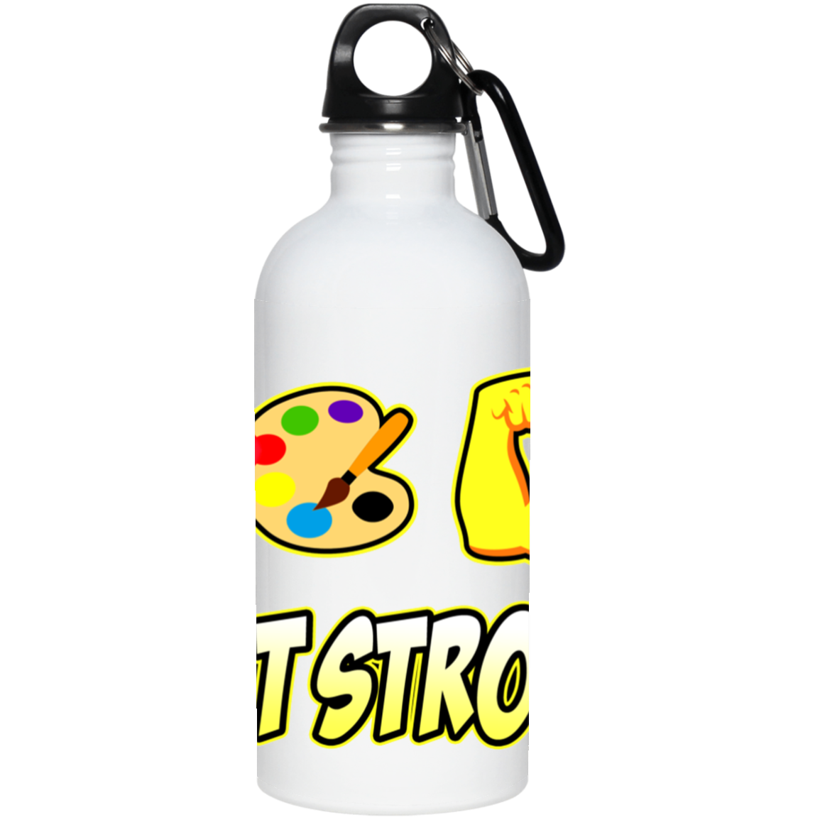 ArtichokeUSA Custom Design. Art Strong. 20 oz. Stainless Steel Water Bottle