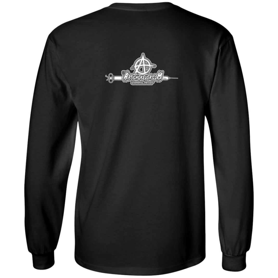 ArtichokeUSA Custom Design. Vaccinated AF (and fine). Youth LS T-Shirt