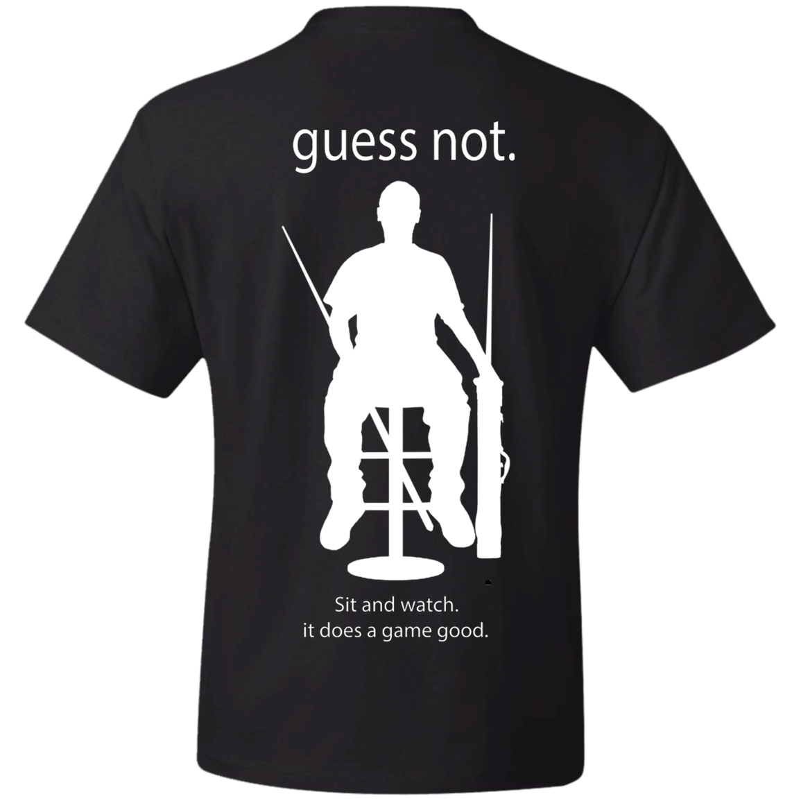 The GHOATS Custom Design. #40 Got Game? / Guess Not. Heavy Cotton T-Shirt