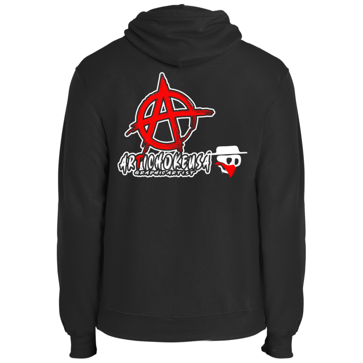 ArtichokeUSA Custom Design. Social Distancing. Social Distortion Parody. Fleece Pullover Hoodie
