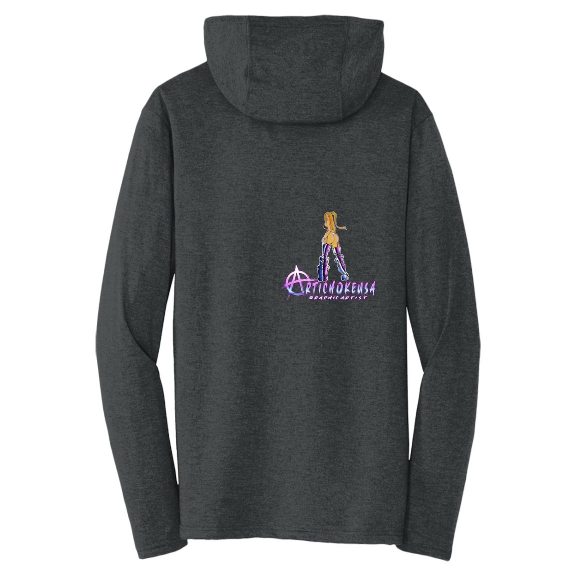 ArtichokeUSA Character and Font design. Let's Create Your Own Team Design Today. Dama de Croma. Triblend T-Shirt Hoodie