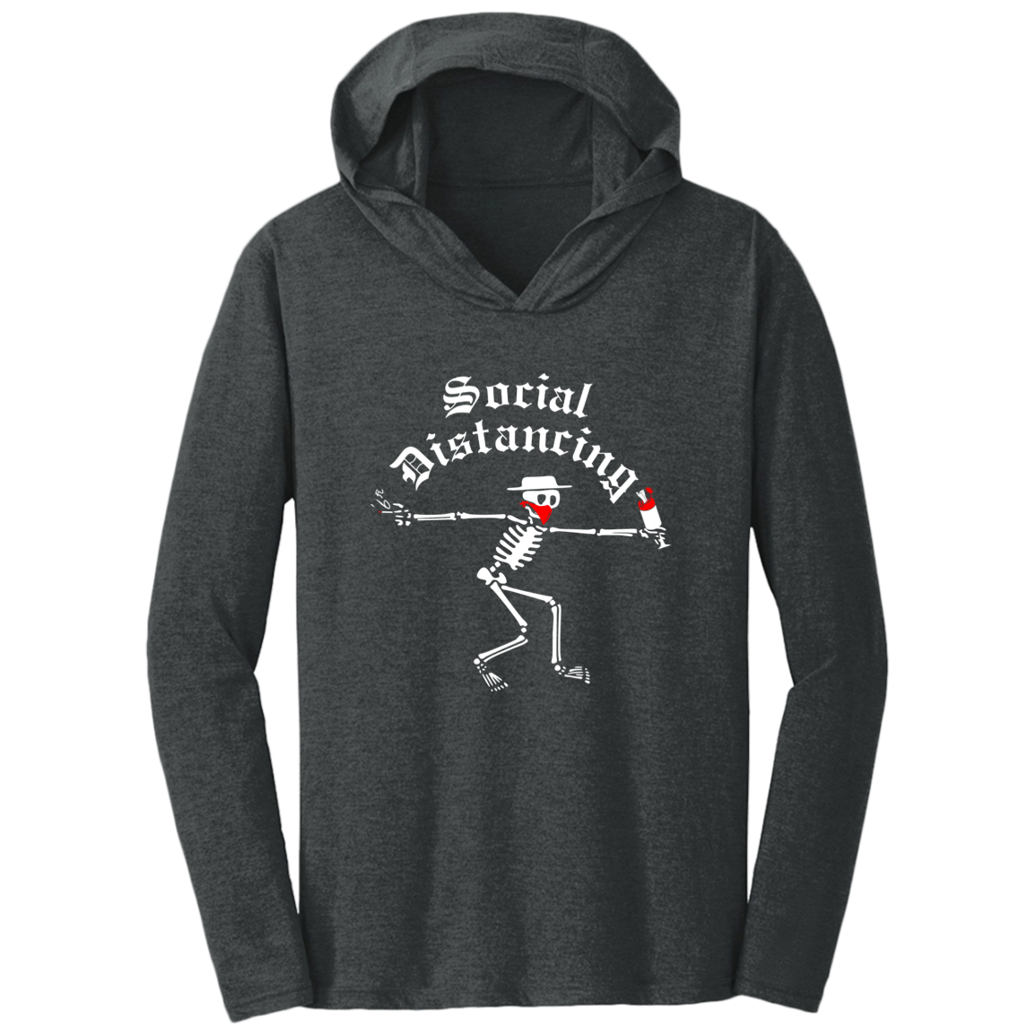 ArtichokeUSA Custom Design. Social Distancing. Social Distortion Parody. Triblend T-Shirt Hoodie