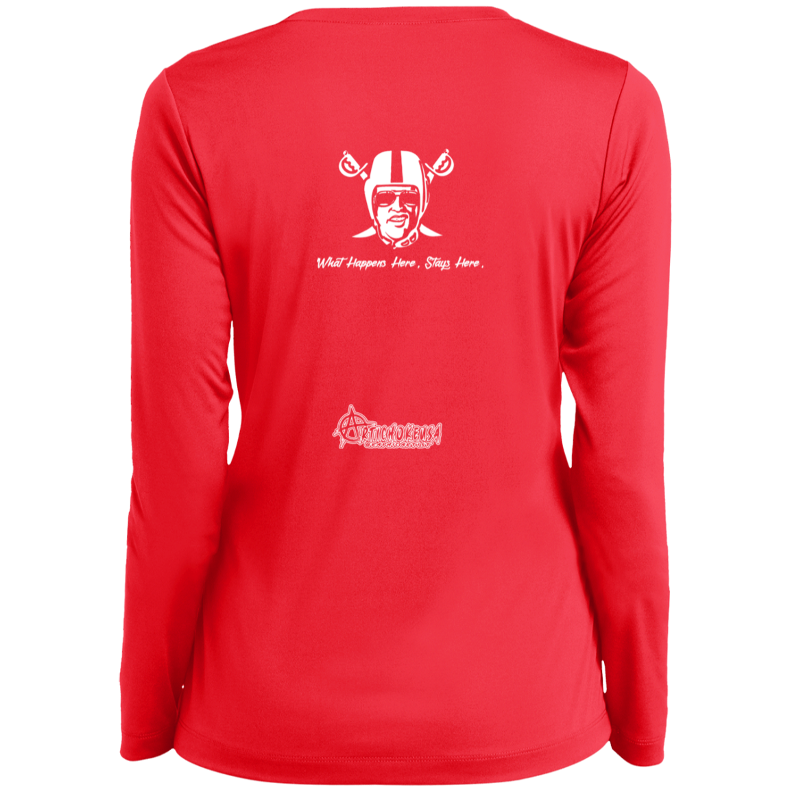ArtichokeUSA Custom Design. Las Vegas Raiders. Las Vegas / Elvis Presley Parody Fan Art. Let's Create Your Own Team Design Today. Ladies’ Long Sleeve Performance V-Neck Tee