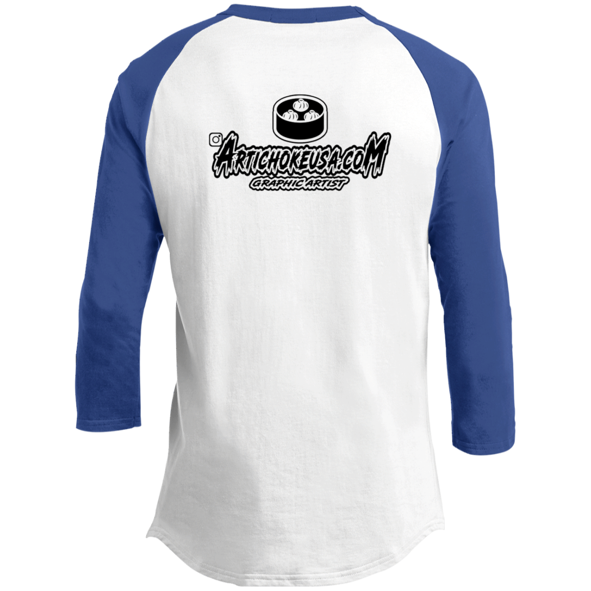 ArtichokeUSA Custom Design. Win Sum Lose Some. Dim Sum. 3/4 Raglan Sleeve Shirt