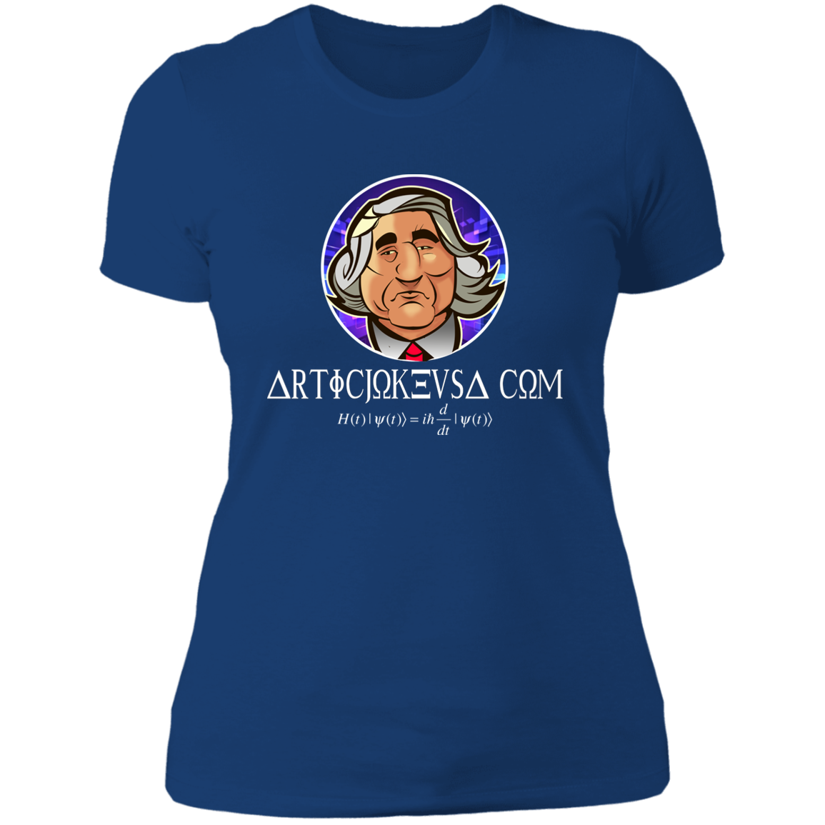 ArtichokeUSA Custom Design. Michio Kaku Fan Art. Ladies' Boyfriend T-Shirt