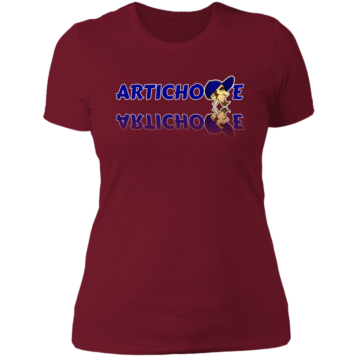 ZZ#20 ArtichokeUSA Characters and Fonts. "Clem" Let’s Create Your Own Design Today. Ladies' Boyfriend T-Shirt