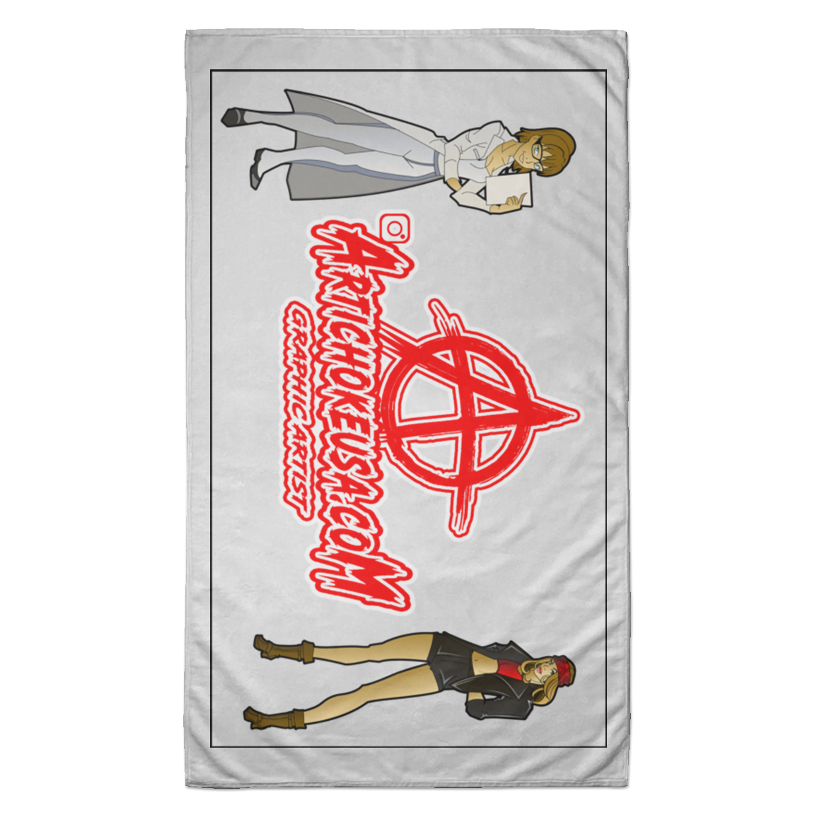 ArtichokeUSA Custom Design. Façade: (Noun) A false appearance that makes someone or something seem more pleasant or better than they really are. Towel - 35x60