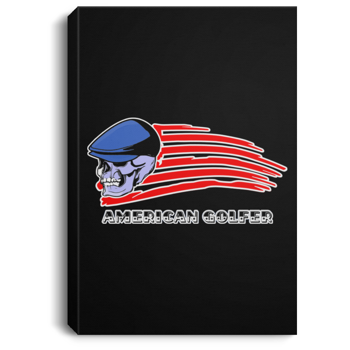 OPG Custom Design #12. Golf America. Male Edition. Portrait Canvas .75in Frame