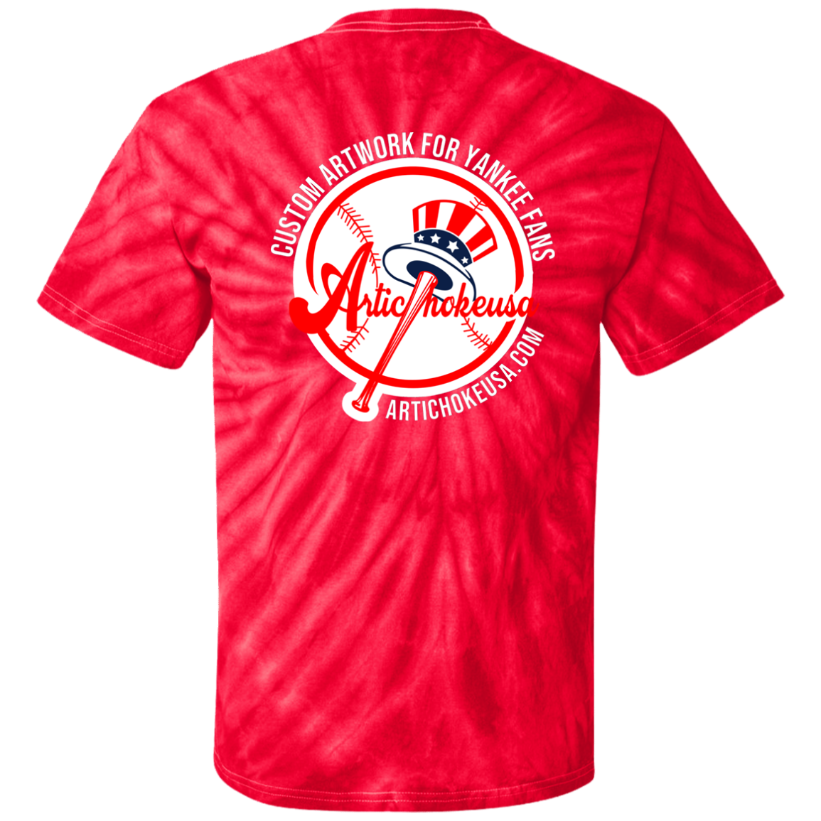 ArtichokeUSA Custom Design. BUCK FOSTON. 100% Cotton Tie Dye T-Shirt
