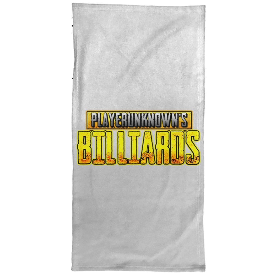 The GHOATS custom design #25. PlayersUnknown Billiards. PUBG Parody. Pool / Billiards. Hand Towel