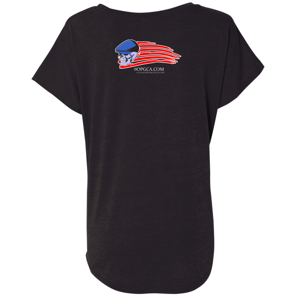 OPG Custom Design #12. Golf America. Male Edition. Ladies' Triblend Dolman Sleeve