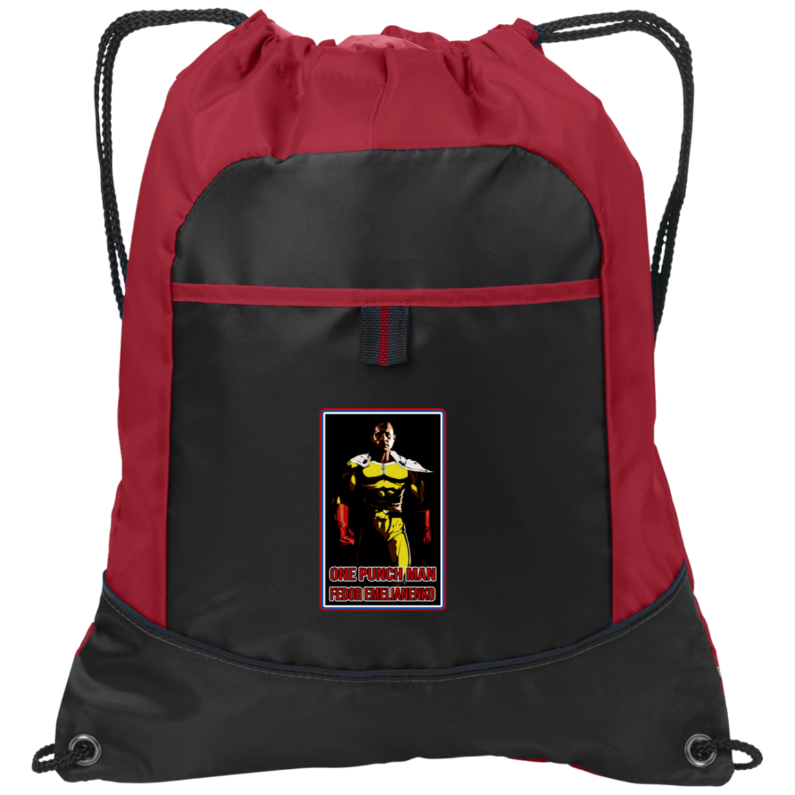 ArtichokeUSA Custom Design. One Punch Fedor. Fedor Emelianenko/One Punch Man Fan Art. Pocket Cinch Pack