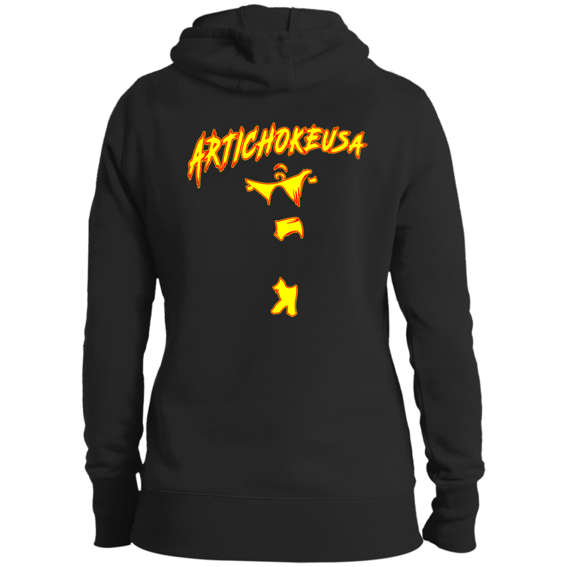 ArtichokeUSA Character and Font Design. Let’s Create Your Own Design Today. Fan Art. The Hulkster. Ladies' Pullover Hooded Sweatshirt