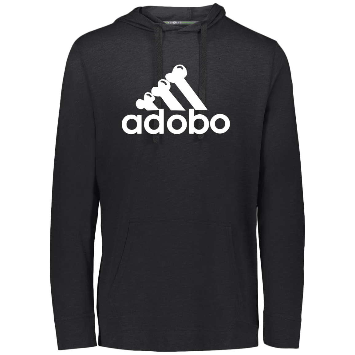 ArtichokeUSA Custom Design. Adobo. Adidas Parody. Eco Triblend T-Shirt Hoodie