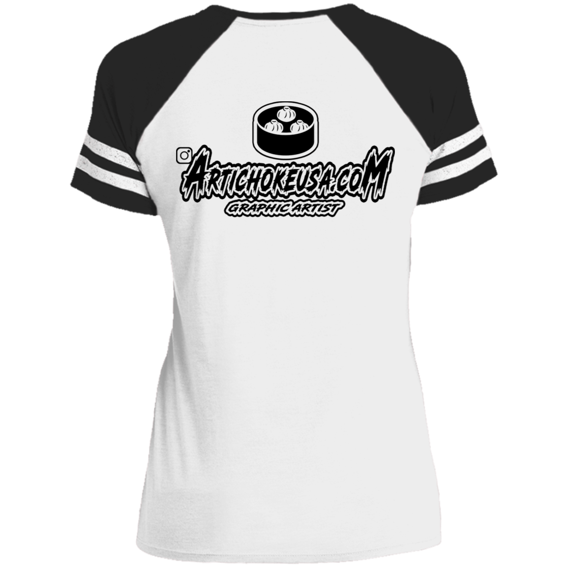 ArtichokeUSA Custom Design. WIN SUM. LOSE SUM. DIM SUM. Ladies' Game V-Neck T-Shirt