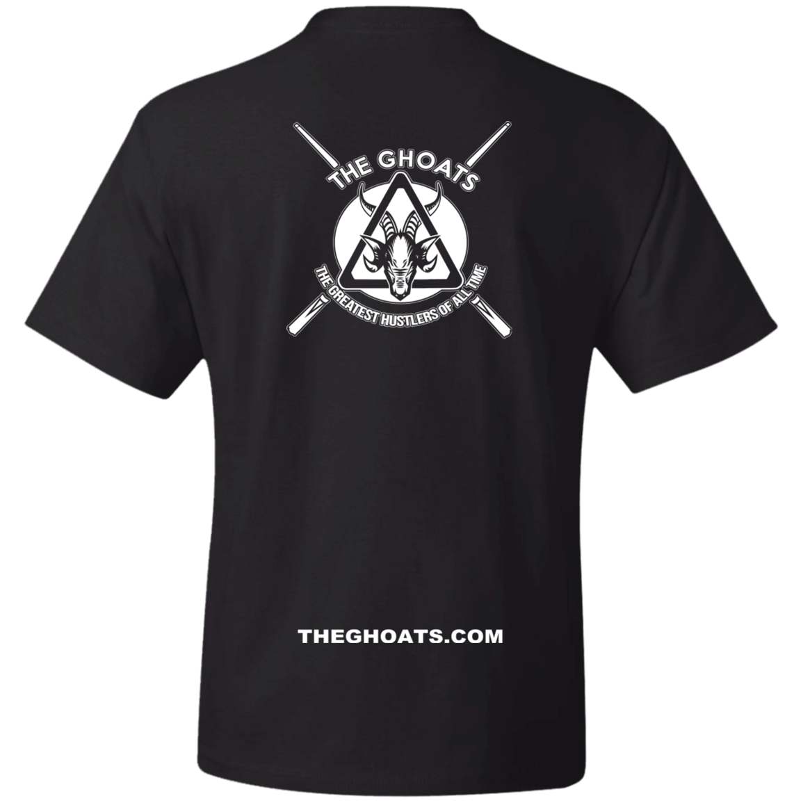 The GHOATS Custom Design. #26 SHOOT POOL NOT PEOPLE. Heavy Cotton T-Shirt