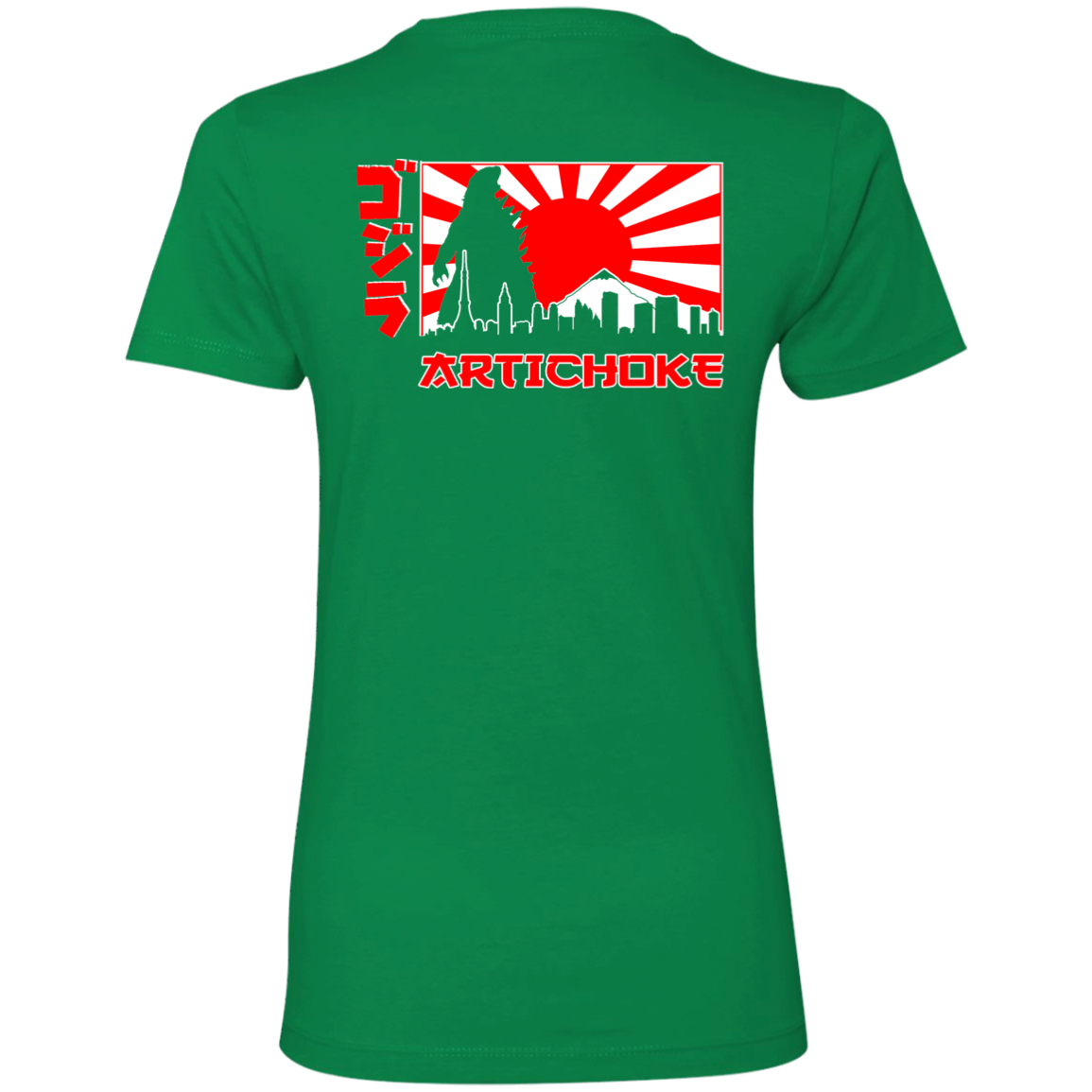 ArtichokeUSA Custom Design. Fan Art Mechagodzilla/Godzilla. Ladies' Boyfriend T-Shirt