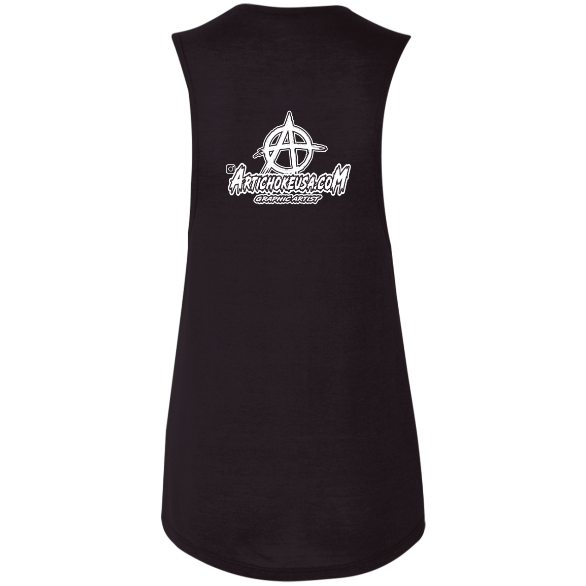 ArtichokeUSA Custom Design. Adobo. Adidas Parody. Ladies' Flowy Muscle Tank