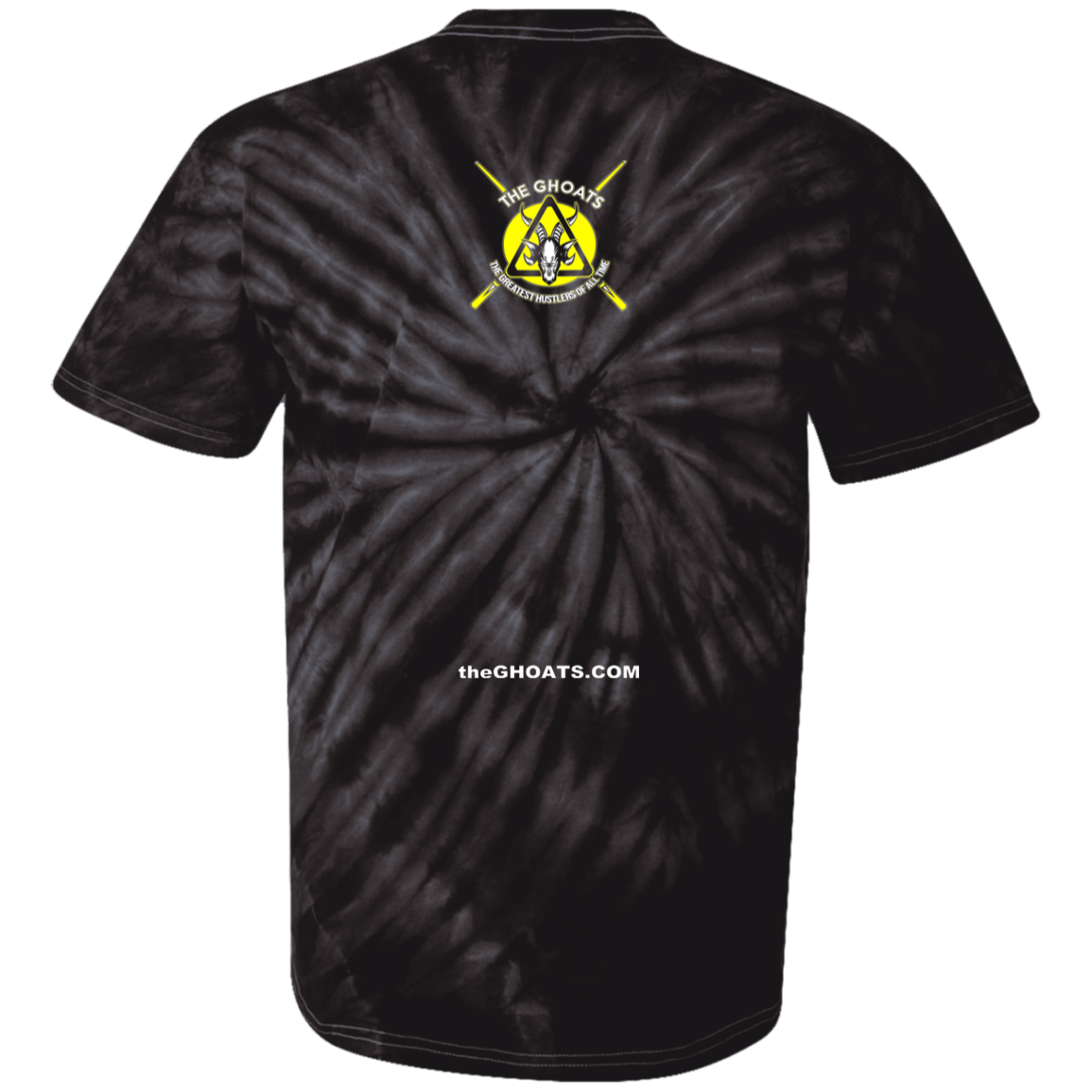 The GHOATS Custom Design #7. Rack Break Run Repeat. Ying Yang. Youth Tie Dye T-Shirt