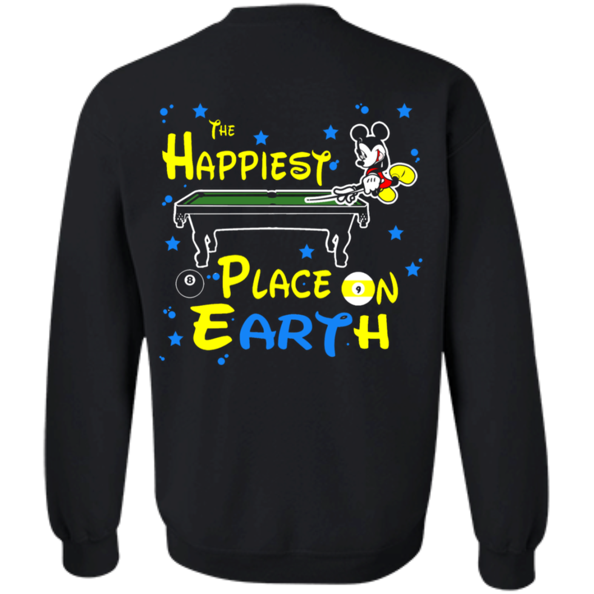 The GHOATS custom design #14. The Happiest Place On Earth. Fan Art. Crewneck Pullover Sweatshirt