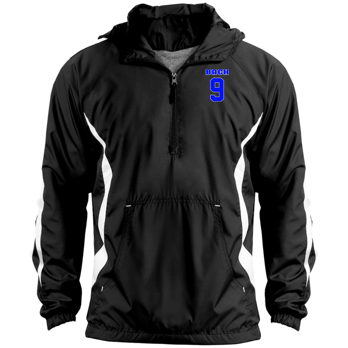OPG Custom Design #17. Back 9. 100% Polyester Shell Color Block Raglan Anorak