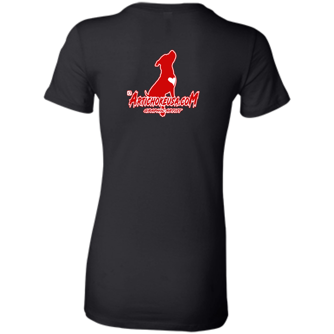 ArtichokeUSA Custom Design. Pitbull Love. Ladies' Favorite T-Shirt