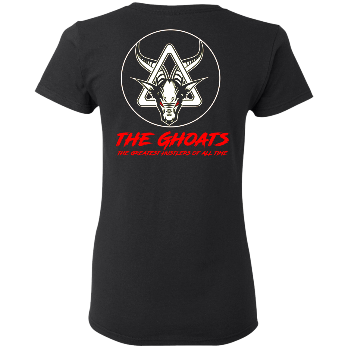 The GHOATS Custom Design #3. Beware of Sharks. Pool/Card Shark. Ladies' Basic 100% Cotton T-Shirt
