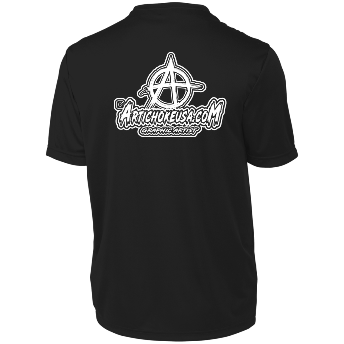 ArtichokeUSA Custom Design. Adobo. Adidas Parody. Men's Moisture-Wicking Tee