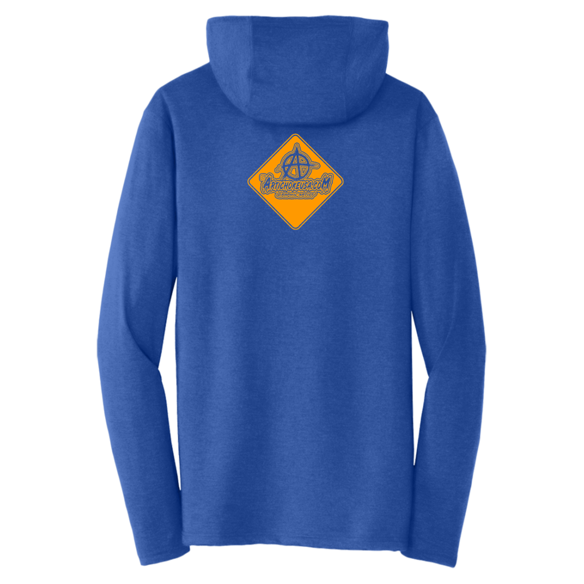 ArtichokeUSA Custom Design. Art Work Ahead. 24,901 Miles (Miles Around the Earth). Triblend T-Shirt Hoodie