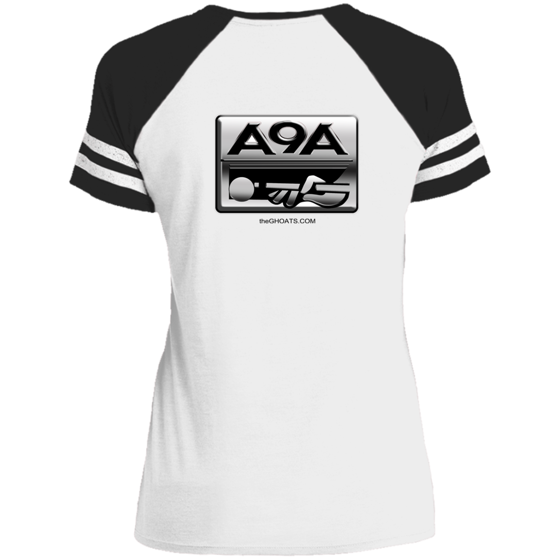 The GHOATS Custom Design. #3 POOL. APA Parody. Ladies' Game V-Neck T-Shirt