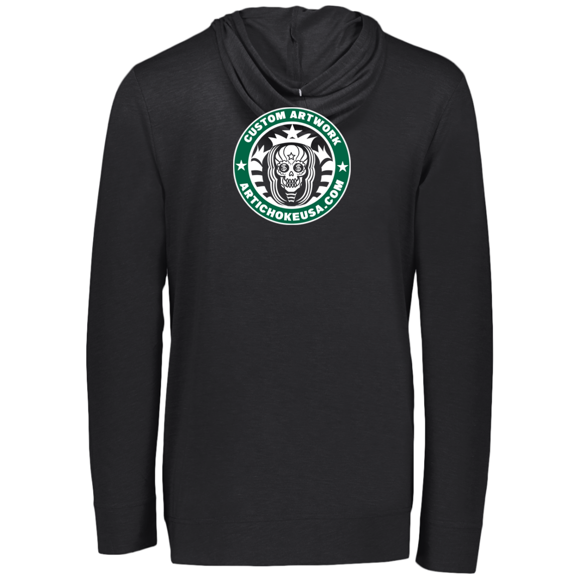 ArtichokeUSA Custom Design. Money Can't Buy Happiness But It Can Buy You Coffee. Eco Triblend T-Shirt Hoodie