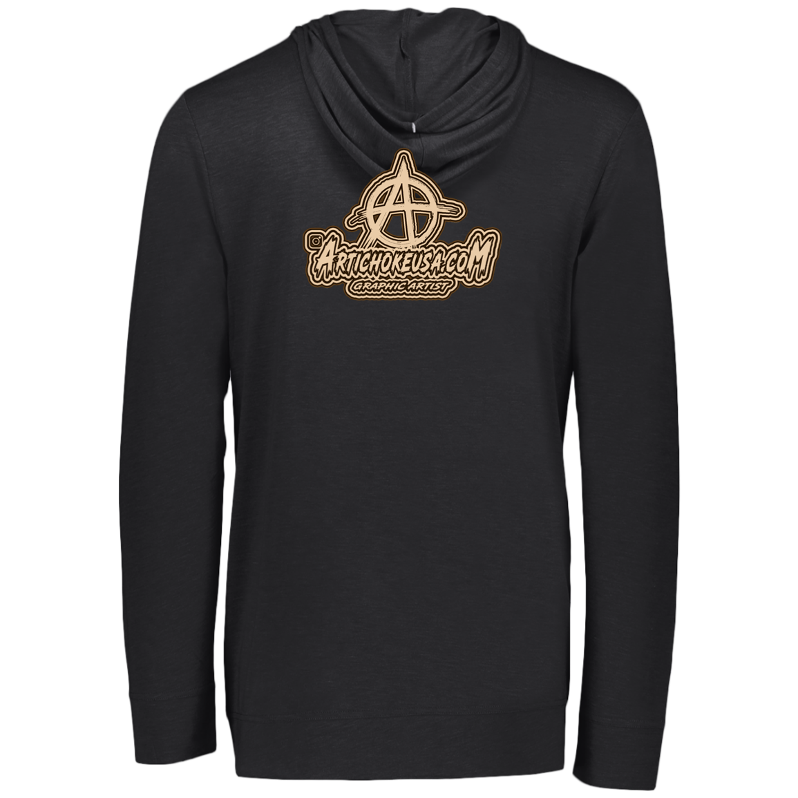 ArtichokeUSA Character and Font design. Let's Create Your Own Team Design Today. Mullet Mike. Eco Triblend T-Shirt Hoodie