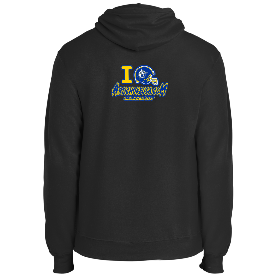 ArtichokeUSA Custom Design. Los Ramgeles. Fan Art. Fleece Pullover Hoodie