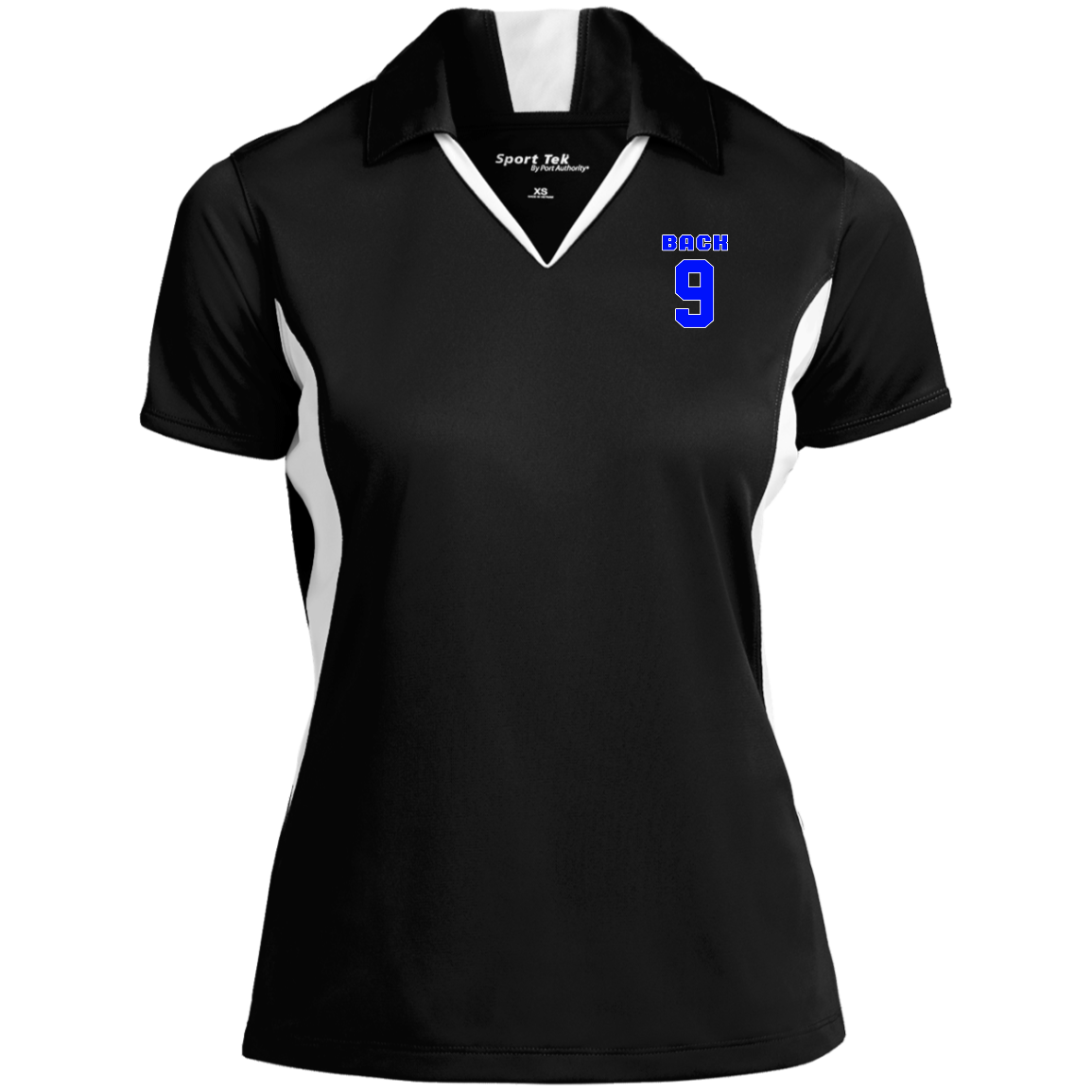 OPG Custom Design #17. Back 9. Ladies' Colorblock Performance Polo