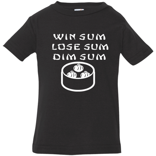 ArtichokeUSA Custom Design. WIN SUM. LOSE SUM. DIM SUM. Infant Jersey T-Shirt