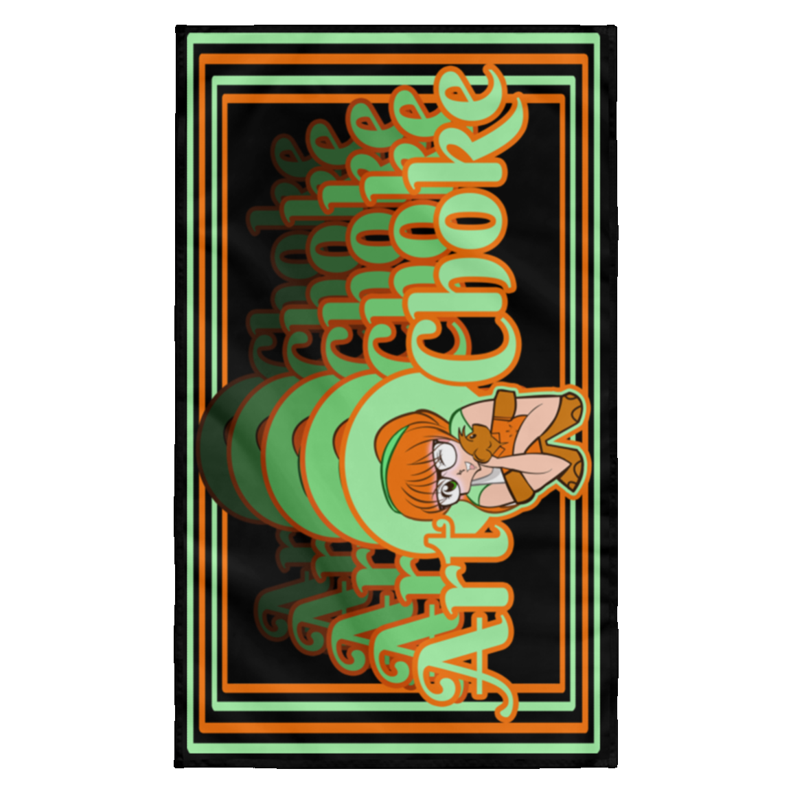 ArtichokeUSA Character and Font Design. Let’s Create Your Own Design Today. Winnie. Wall Flag