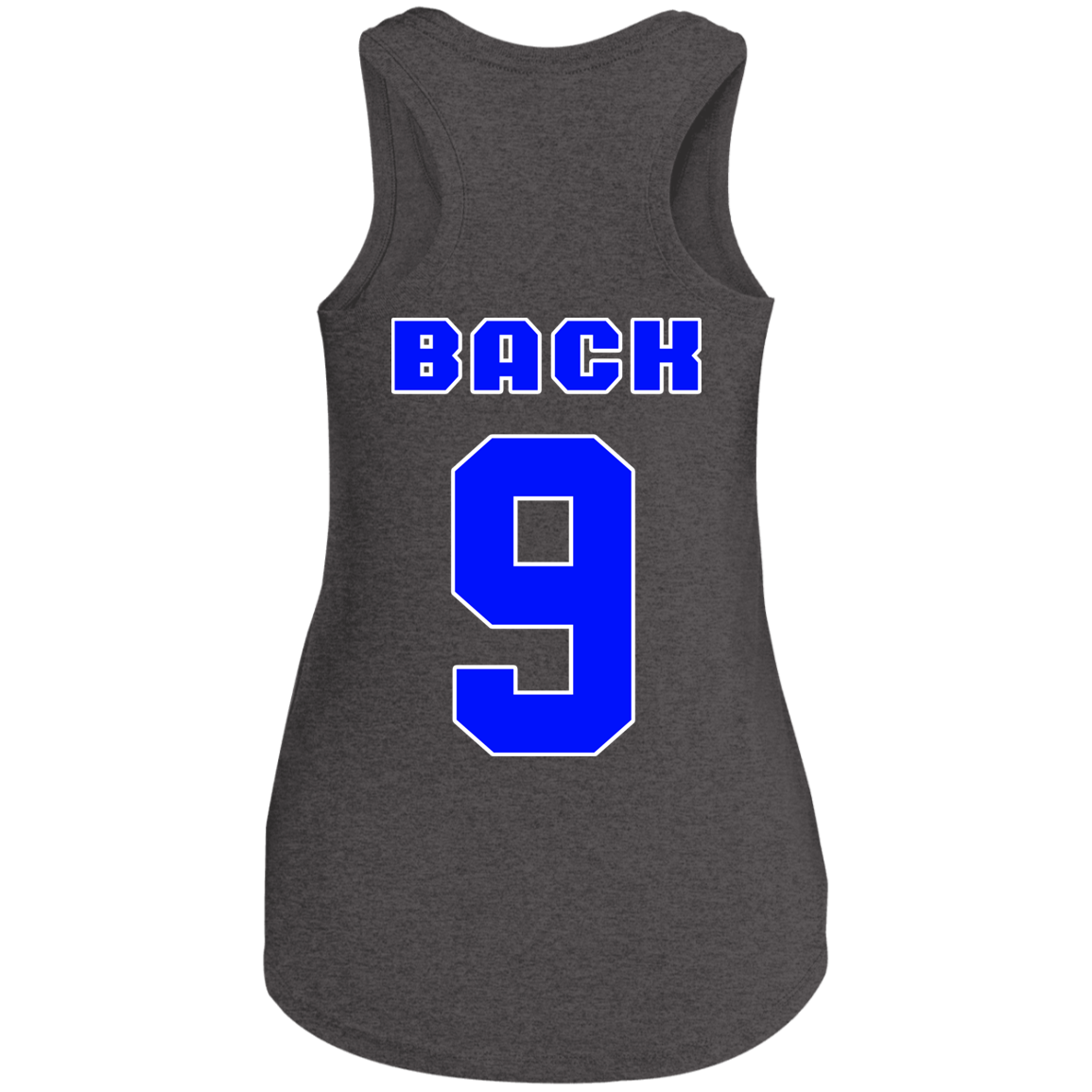 OPG Custom Design #17. Back 9. Ladies' Perfect Tri Racerback Tank