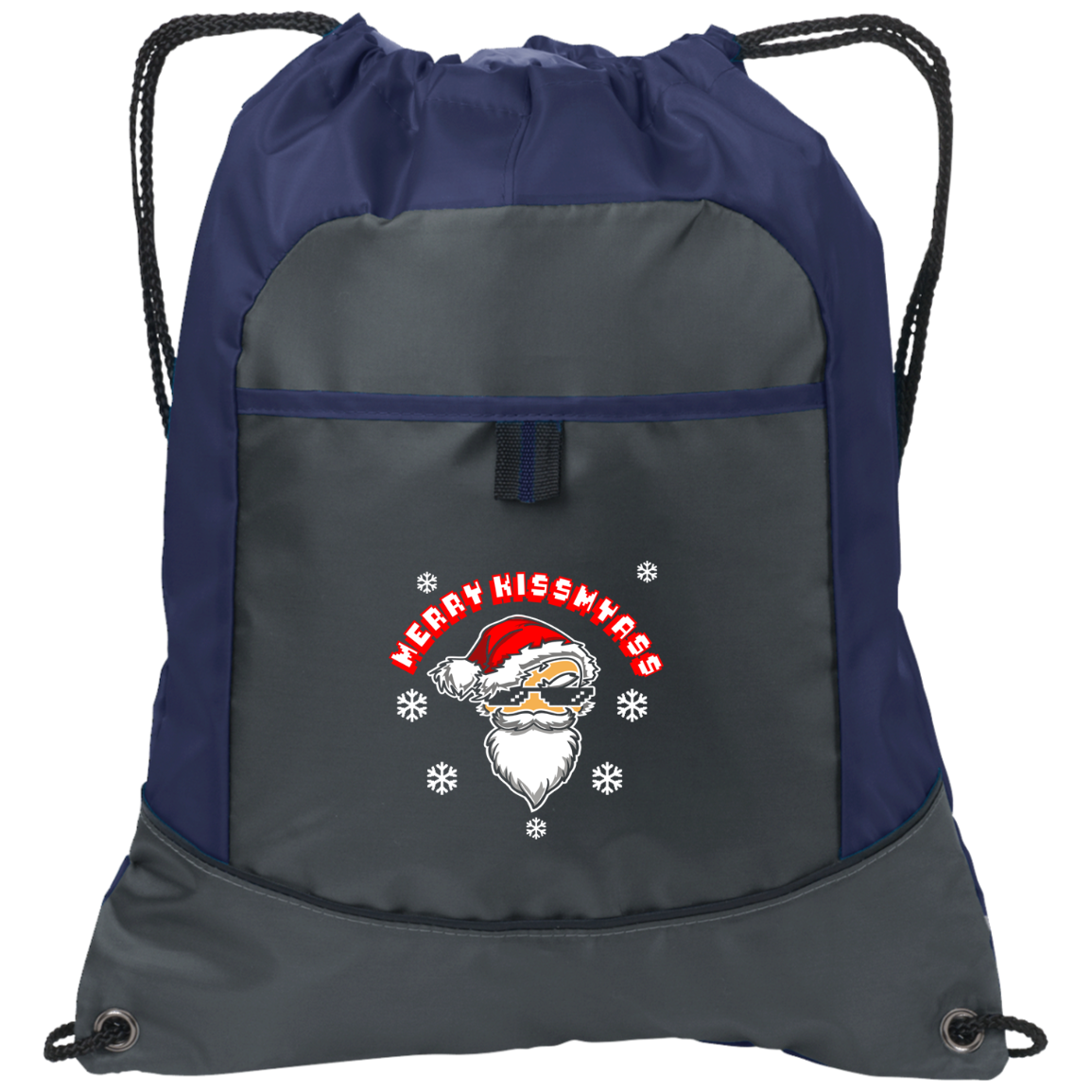 ArtichokeUSA Custom Design. Merry Kiss My Ass. Pocket Cinch Pack