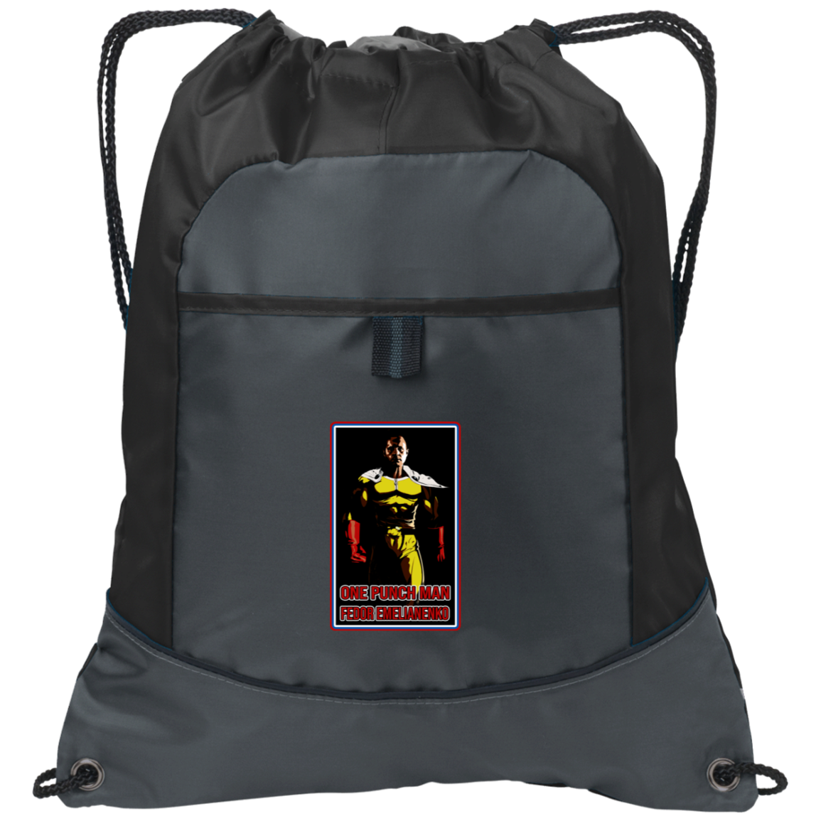 ArtichokeUSA Custom Design. One Punch Fedor. Fedor Emelianenko/One Punch Man Fan Art. Pocket Cinch Pack