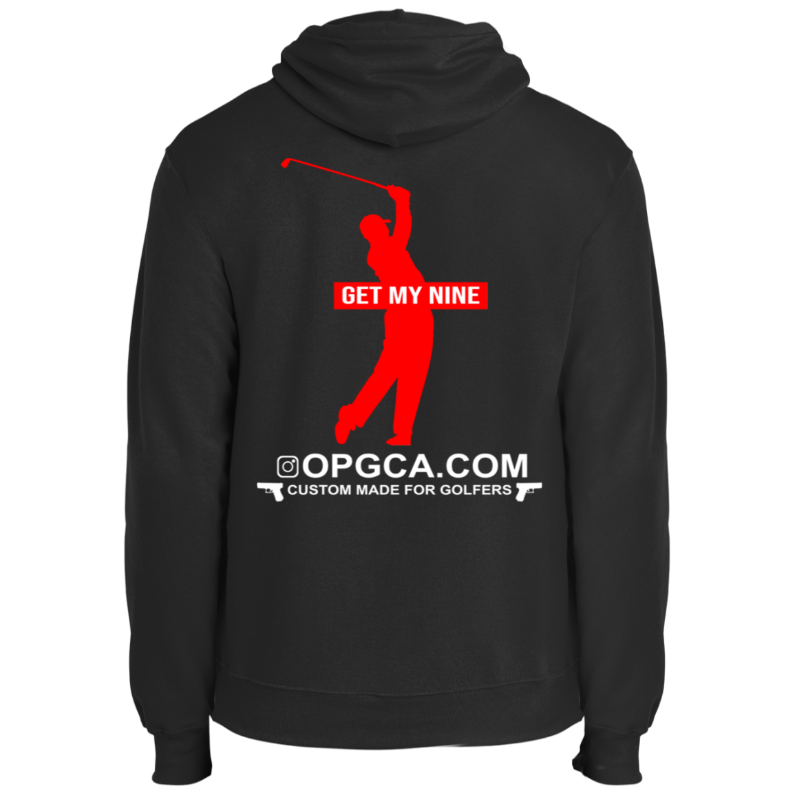 OPG Custom Design #16. Get my nine. Fleece Hoodie