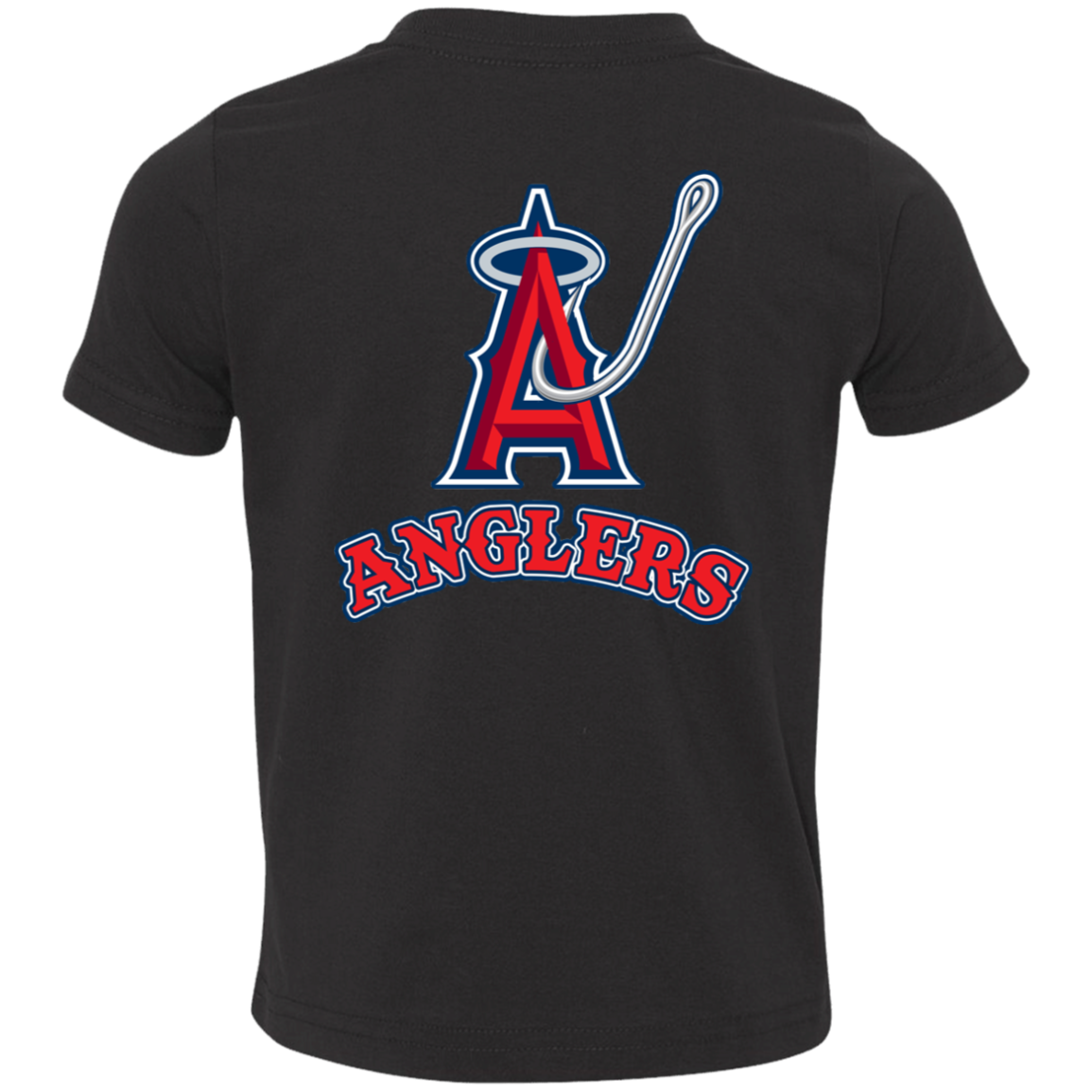 ArtichokeUSA Custom Design. Anglers. Southern California Sports Fishing. Los Angeles Angels Parody. Toddler Jersey T-Shirt