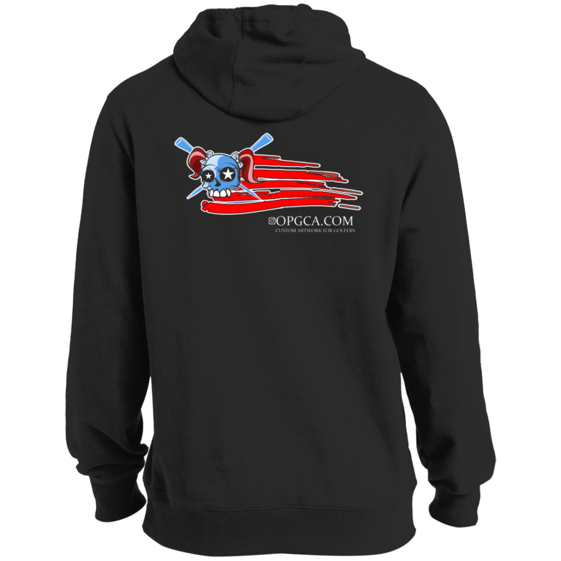 OPG Custom Design #12. Golf America. Female Edition. Ultra Soft Pullover Hoodie
