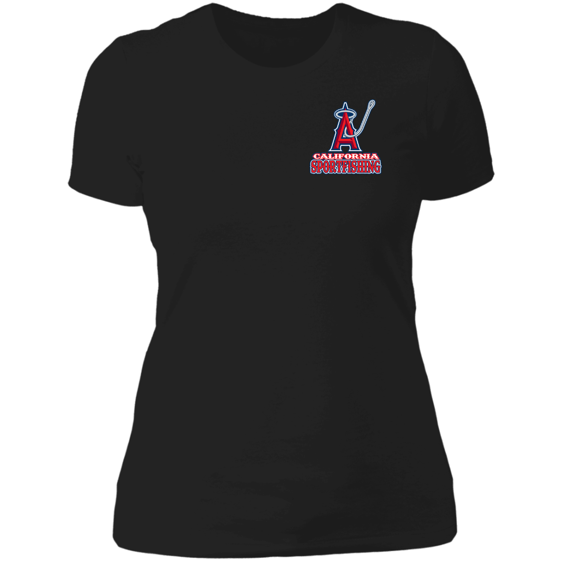 ArtichokeUSA Custom Design. Anglers. Southern California Sports Fishing. Los Angeles Angels Parody. Ladies' Boyfriend T-Shirt