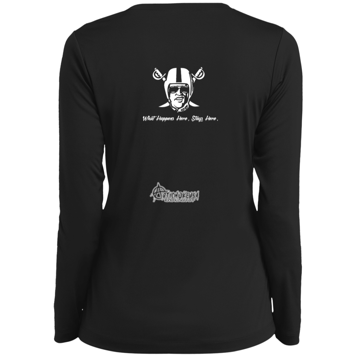 ArtichokeUSA Custom Design. Las Vegas Raiders. Las Vegas / Elvis Presley Parody Fan Art. Let's Create Your Own Team Design Today. Ladies’ Long Sleeve Performance V-Neck Tee