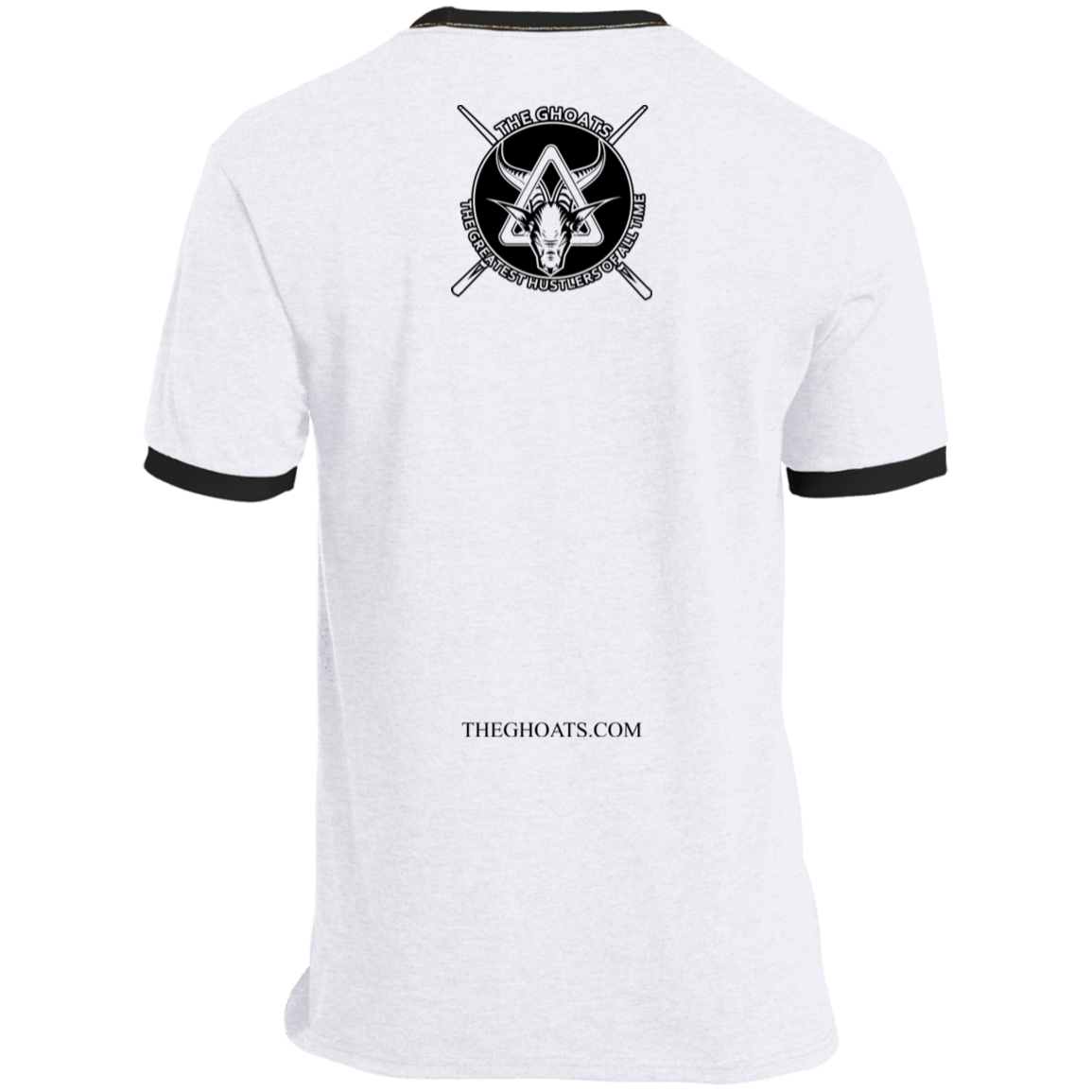 The GHOATS Custom Design #2. Baller. Shot Caller. Ringer Tee