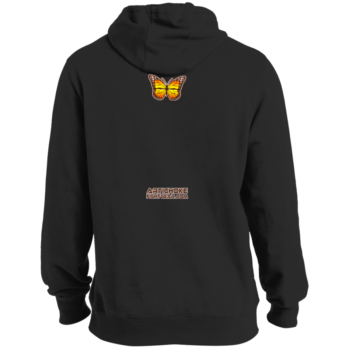 Artichoke Fight Gear Custom Design #6. Lepidopterology (Study of butterflies). Butterfly Guard. Tall Pullover Hoodie